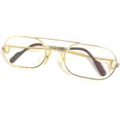 Pre-owned Glass sunglasses Cartier Vintage , Yellow , Dames