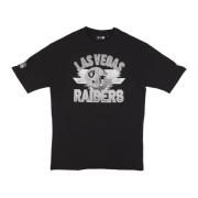 NFL Oversize Tee Lasrai T-Shirt New Era , Black , Heren