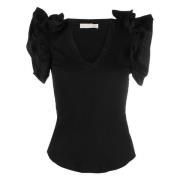 Casual Zwarte Birdie Top Ulla Johnson , Black , Dames