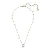 Damesketting Ronde Slijping Wit Roségoud UNA 5272364 Swarovski , Yello...