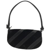 Pre-owned Silk shoulder-bags Salvatore Ferragamo Pre-owned , Black , D...