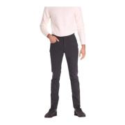 Slim Fit Blauwe Pied De Poulle Broek Jeckerson , Gray , Heren