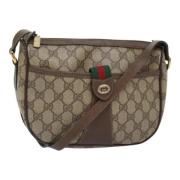 Pre-owned Leather gucci-bags Gucci Vintage , Beige , Dames