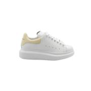 Pre-owned Leather sneakers Alexander McQueen Pre-owned , White , Dames