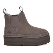 Neumel Platform Chelsea Laarzen UGG , Gray , Dames