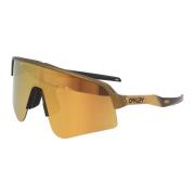 Sportieve Masker Stijl Zonnebril Oakley , Yellow , Unisex