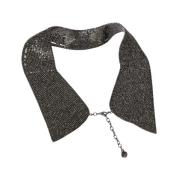 Strass Kraag Glamour Accessoire Marina Rinaldi , Black , Dames