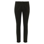 Bruine Katoenen Stretch Slim Fit Broek Dondup , Brown , Heren