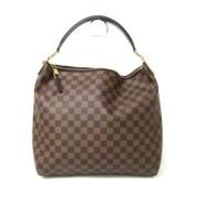 Pre-owned Canvas louis-vuitton-bags Louis Vuitton Vintage , Brown , Da...