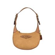 Bruine Polyethyleen Handtas Guess , Brown , Dames