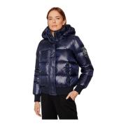 Down Jackets Armani Exchange , Blue , Dames