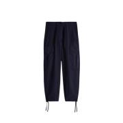 Navy Cargo Katoenen Broek Aspesi , Gray , Dames