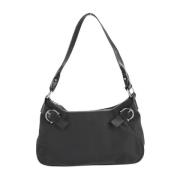 Pre-owned Canvas handbags Salvatore Ferragamo Pre-owned , Black , Dame...