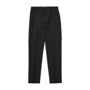 Slim Zwart Broek Selected Homme , Black , Heren