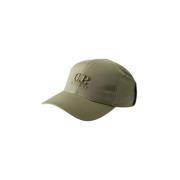 Gepaneelde Logo Cap in Bronsgroen C.p. Company , Green , Unisex