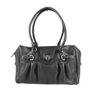 Pre-owned Leather handbags Salvatore Ferragamo Pre-owned , Black , Dam...