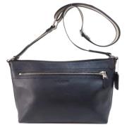 Pre-owned Leather shoulder-bags Coach Pre-owned , Blue , Dames