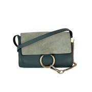 Pre-owned Suede shoulder-bags Chloé Pre-owned , Gray , Dames