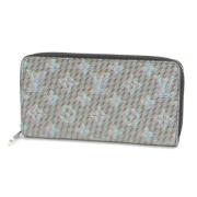 Pre-owned Canvas wallets Louis Vuitton Vintage , Gray , Dames