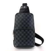 Pre-owned Canvas crossbody-bags Louis Vuitton Vintage , Black , Heren