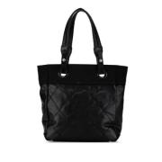 Pre-owned Canvas chanel-bags Chanel Vintage , Black , Dames