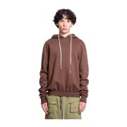 Terra Hoodie met Aardse Toon Rick Owens , Brown , Heren