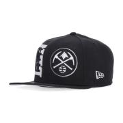 Denver Nuggets Platte Klep Snapback Pet New Era , Black , Unisex