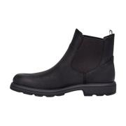 Chelsea laarzen in zwart leer UGG , Black , Heren