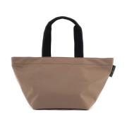 Kleur Blok Nylon Tote Tas Hervé Chapelier , Brown , Dames