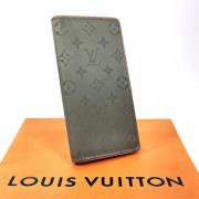 Pre-owned Canvas wallets Louis Vuitton Vintage , Gray , Heren