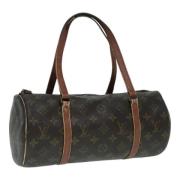 Pre-owned Canvas handbags Louis Vuitton Vintage , Brown , Dames