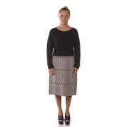 Elegante Badia Jurk voor Vrouwen Max Mara , Black , Dames