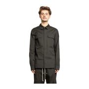 Bos Outershirt Jas Shirt Hybride Rick Owens , Brown , Heren