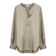 Lange mouwen overhemd Vince , Beige , Dames