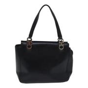 Pre-owned Leather shoulder-bags Salvatore Ferragamo Pre-owned , Black ...