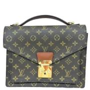 Pre-owned Fabric louis-vuitton-bags Louis Vuitton Vintage , Brown , Da...