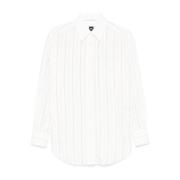 Witte Pinstripe Overhemd Boss Black , White , Dames