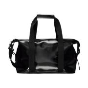 Kleine Weekendtas Waterdicht PU-stof Rains , Black , Unisex