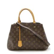 Pre-owned Canvas louis-vuitton-bags Louis Vuitton Vintage , Brown , Da...