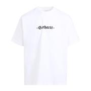 Greatest Hits T-Shirt in Wit Zwart Carhartt Wip , White , Heren