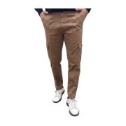 Katoenmix Stijlvolle Broek Liu Jo , Brown , Heren