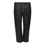 Stijlvolle Broeken voor Mannen Dondup , Black , Dames