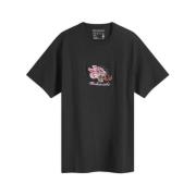 Zwarte Panther Chimera Geborduurde Tee Maharishi , Black , Heren