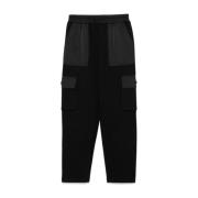 Zwarte Broek met Cargo Zakken Twinset , Black , Dames