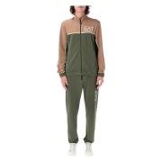 Groene Gebreide Trainingspak Aw24 Stijl Emporio Armani EA7 , Green , H...