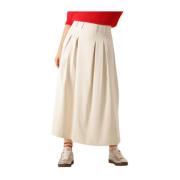 Elegante Plooirok in Ecru Co'Couture , Beige , Dames