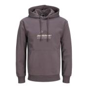 Lima Logo Hoodie Jack & Jones , Purple , Heren