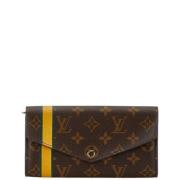 Pre-owned Leather wallets Louis Vuitton Vintage , Brown , Dames