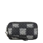 Pre-owned Canvas clutches Louis Vuitton Vintage , Black , Dames