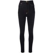 Blauwe Skinny High Waist Jegging Philipp Plein , Blue , Dames